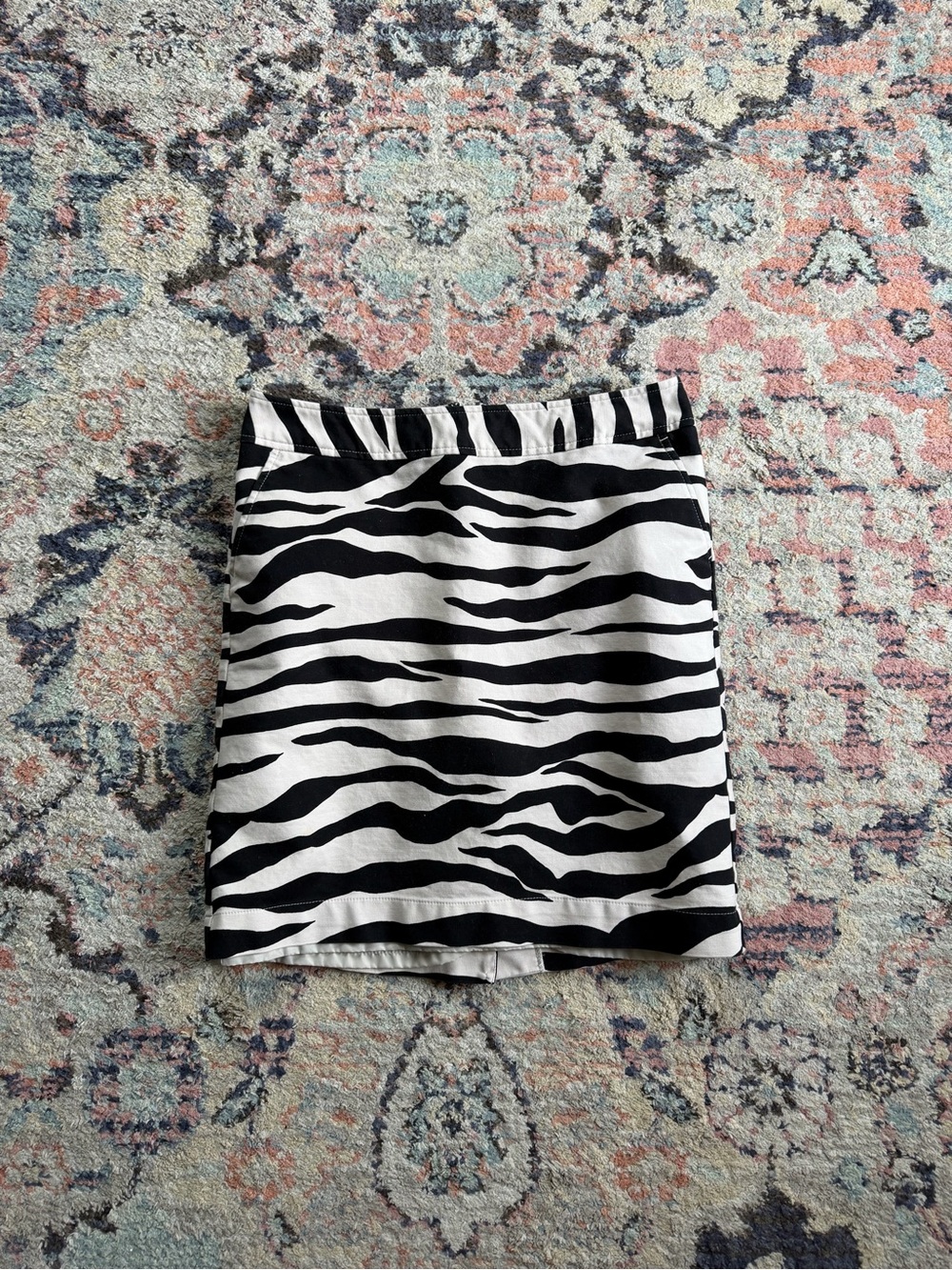 Zebra Print Skirt